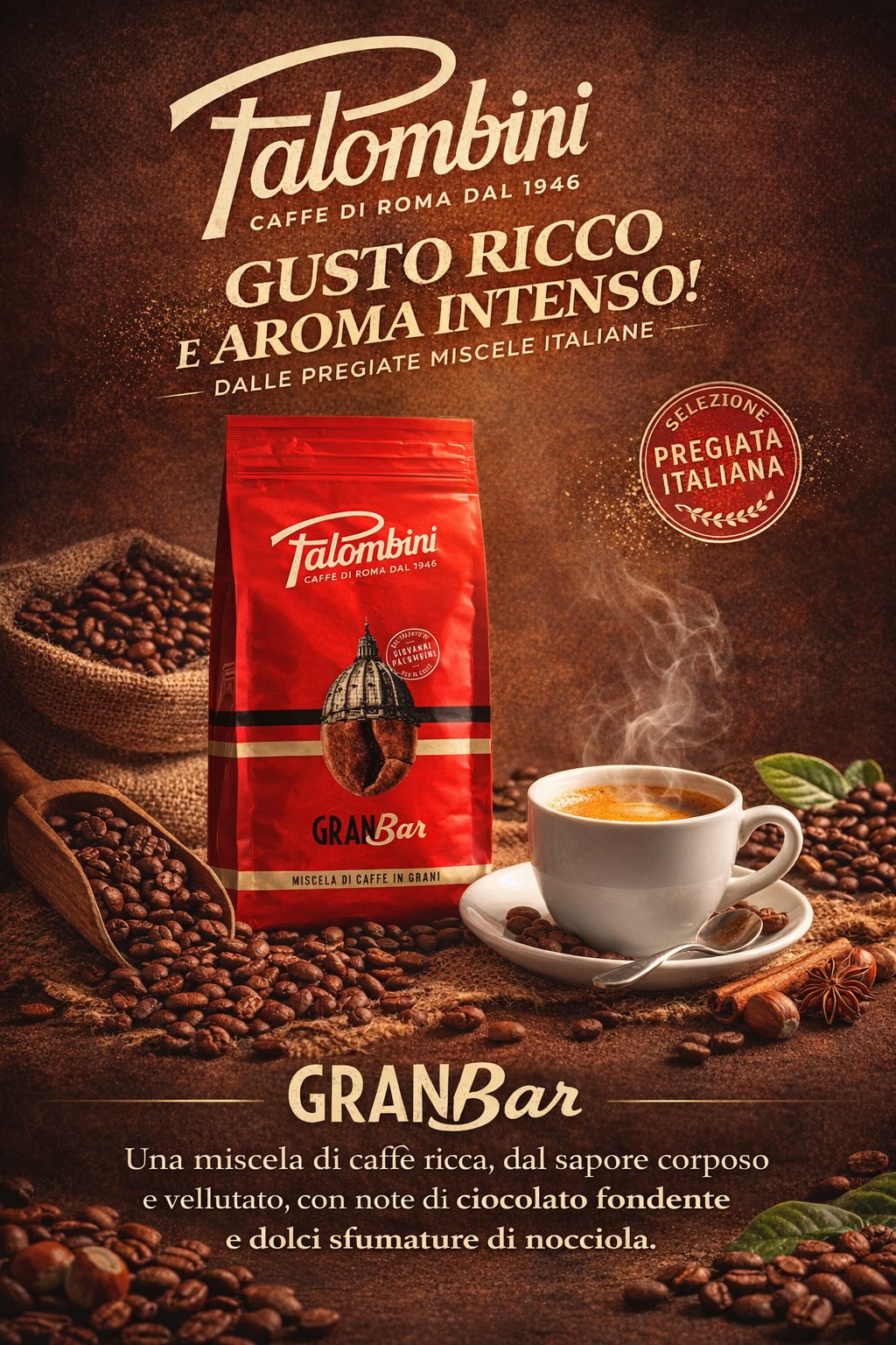 Palombini Gran Bar 블렌드 포스터